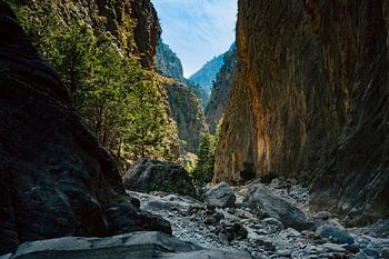 Deep in the Samaria Gorge