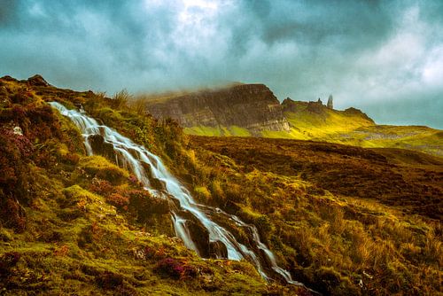 Voile de la mariée Chute d'eau