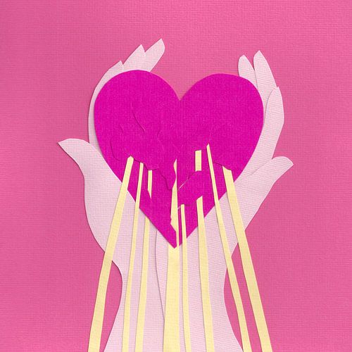 De scheurtjes zijn waar het licht binnenkomt