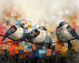 Abstract Bird Design