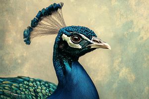 Pfau im königlichen Detail Eleganz für das Auge