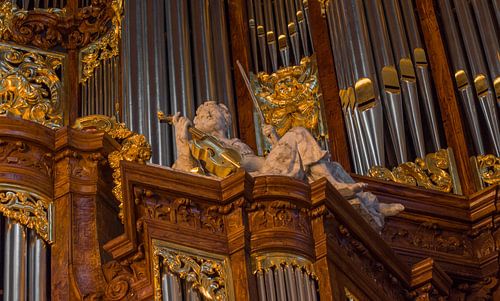 Detail, Vater/Müller-orgel - Amsterdam