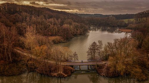 Drone panorama van de Cranenweyer in Kerkrade