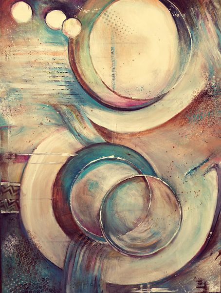 abstract painting.. by Els Fonteine