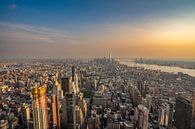 New York City skyline at sunrise, USA by Patrick Groß thumbnail