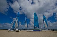 Catamarans on the beach