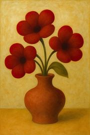 Stilleben Irdene Blütenblätter von Moonheart Artworks