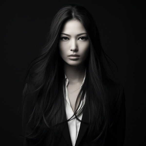 Portrait von fernlichtsicht