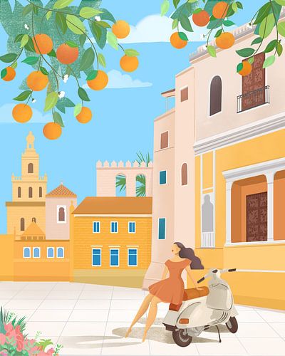 Sinaasappels uit Sevilla, Spanje