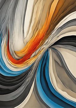 Flames of Abstraction van Peter Bulcke