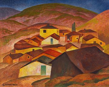 Bergdorp in Macedonië, Gustav Wunderwald