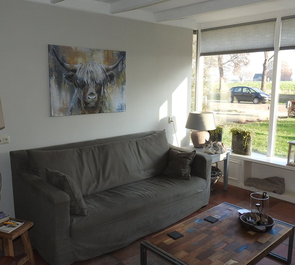 Hochlandkuh I, von Atelier Paint-Ing