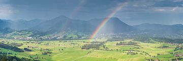 Arc-en-ciel sur Walter G. Allgöwer