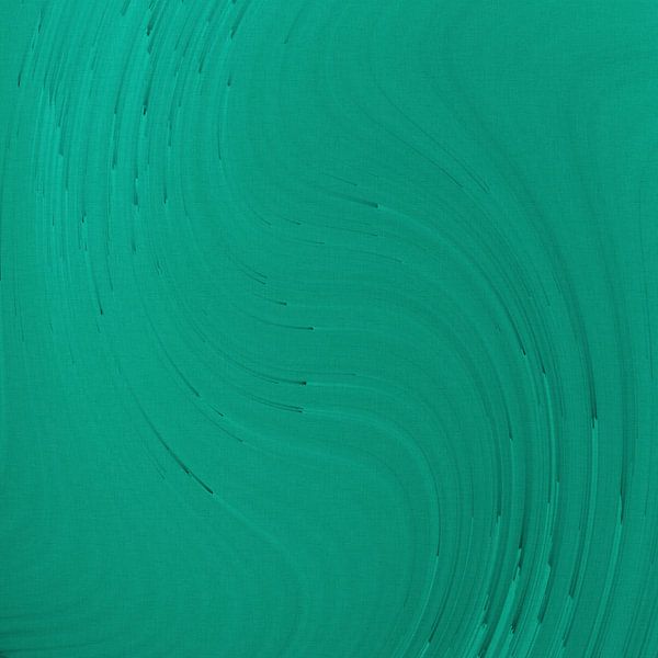 Abstrakte grüne Wellenlinien von Maurice Dawson