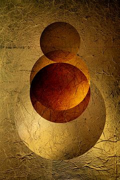 Round shapes. Minimalisme. 1 van Alie Ekkelenkamp