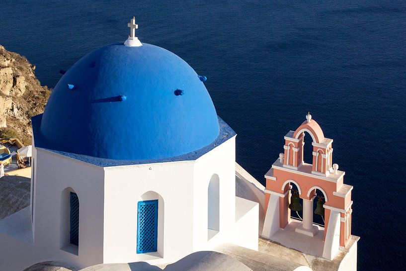 Kirchenglocken auf Santorin, Griechenland von Adelheid Smitt