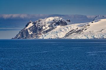 Côte glaciaire de la péninsule antarctique