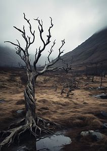 Raue Landschaft