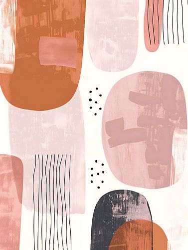 Minimalistisch Patroon Roze