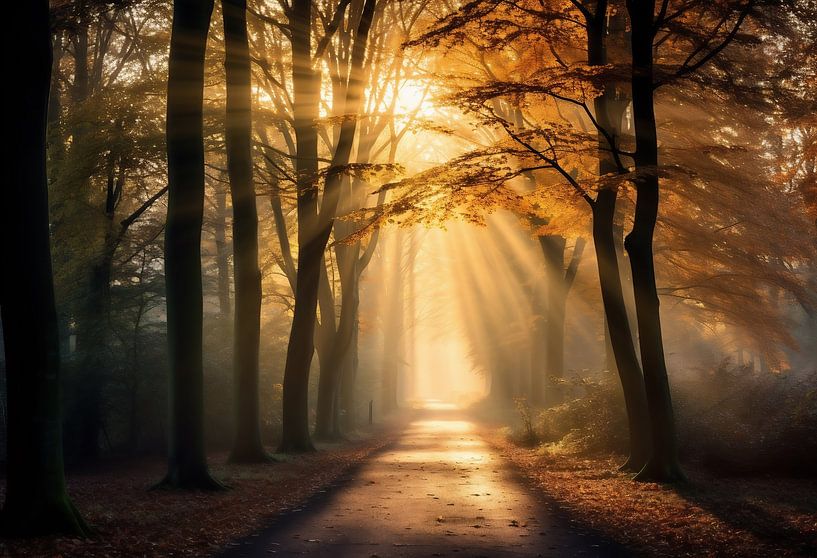 Herbstlandschaft von fernlichtsicht