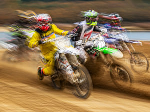 Motorcross in Beweging