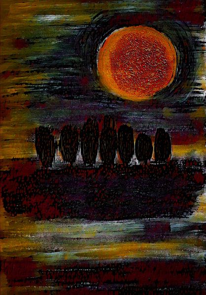 Blood moon by Petra Dreiling-Schewe