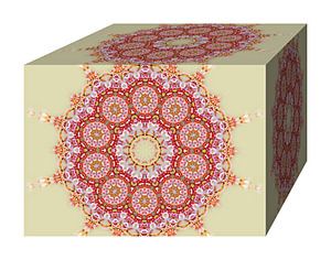 Blüten Block (Beige)