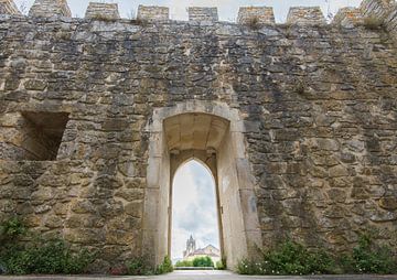 Kasteel in Montemor-o-Velho, Portugal van Kaj Hendriks