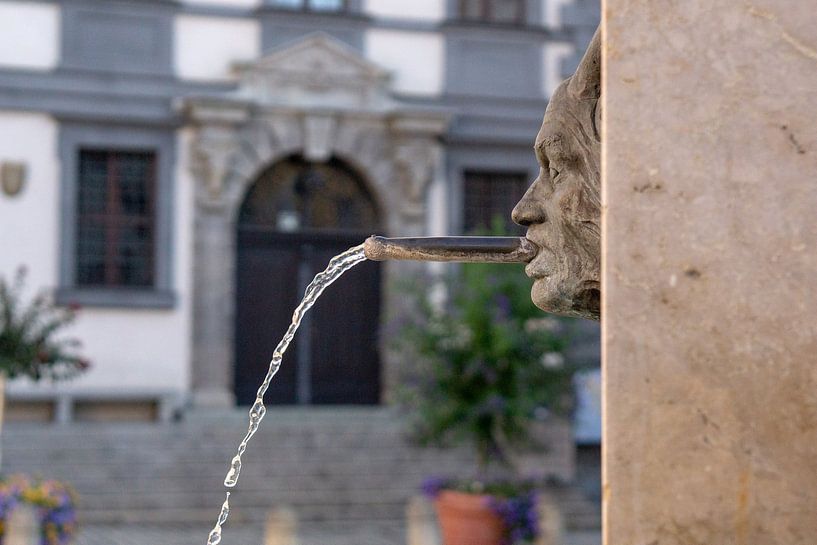 Georgsbrunnen in Augsburg by Melanie Jahn