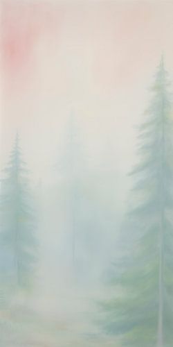 Misty Pine Forest