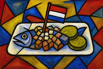 Dutch herring painting. by Johannes
