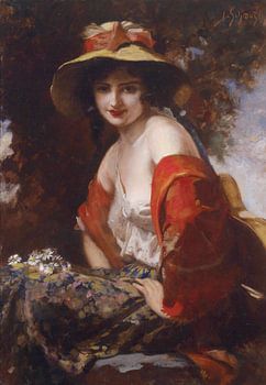 Bloemenmeisje, Leopold Schmutzler