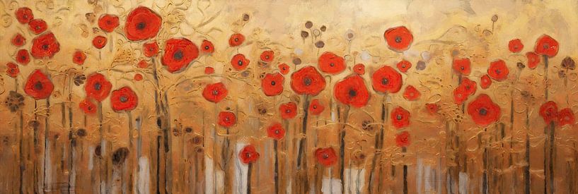 Rote Blumen von Whale & Sons