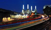 Londen - Battersea-centrale met ondergronds transport van Frank Herrmann thumbnail