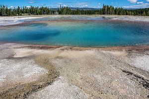 turquoise pool - yellowstone national park sur Koen Ceusters
