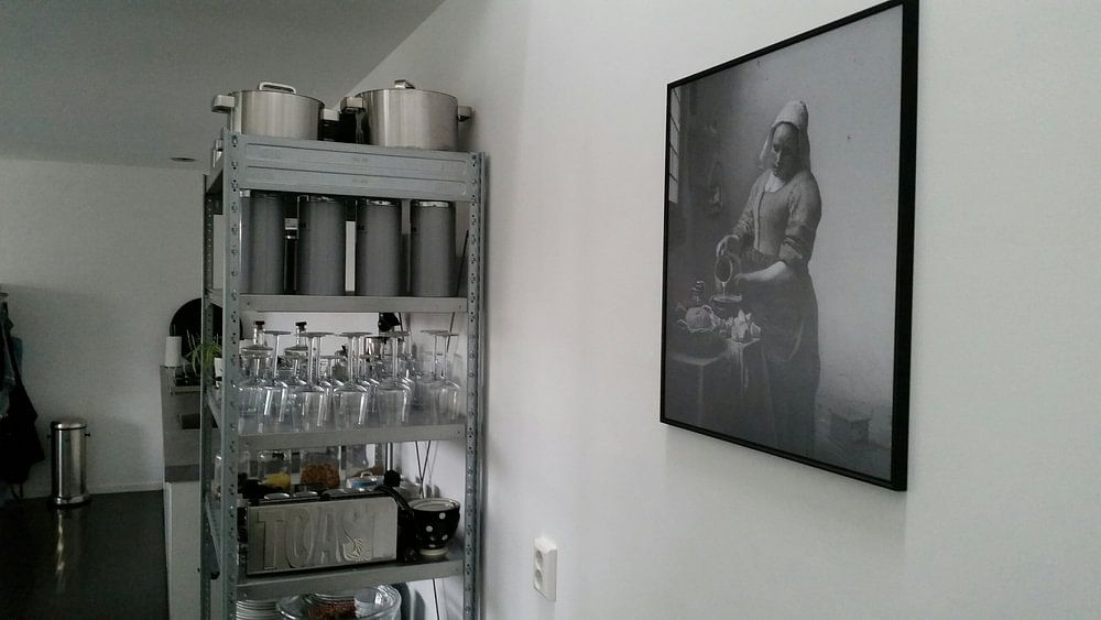 Het Melkmeisje - Johannes Vermeer von Marieke met een twist