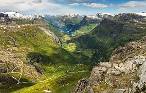 Uitzicht op de Geirangerfjord [4] van Adelheid Smitt