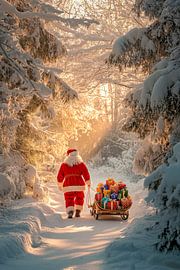 Christmas forest trail by Poster Art Shop