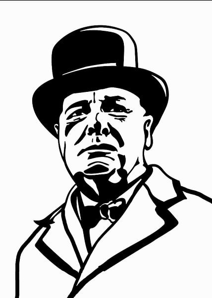 Winston Churchill par Yoga Prasetya