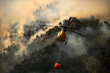 Bosbrand, Italie - 04 van Jorn Wilms