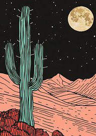 Cactus Desert King: Majestic desert plant by Niklas Maximilian