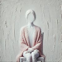 "Verloren in der Stille - eine geheimnisvolle Frau ohne Gesicht"