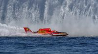 H1 Unlimited hydroplane raceboot. van Jaap van den Berg thumbnail