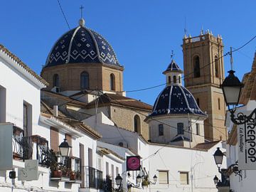 Oude monumentale kerk uit 1900 in Altea, Spanje
