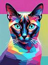 Siamese kat Pop Art van MIROKKU thumbnail