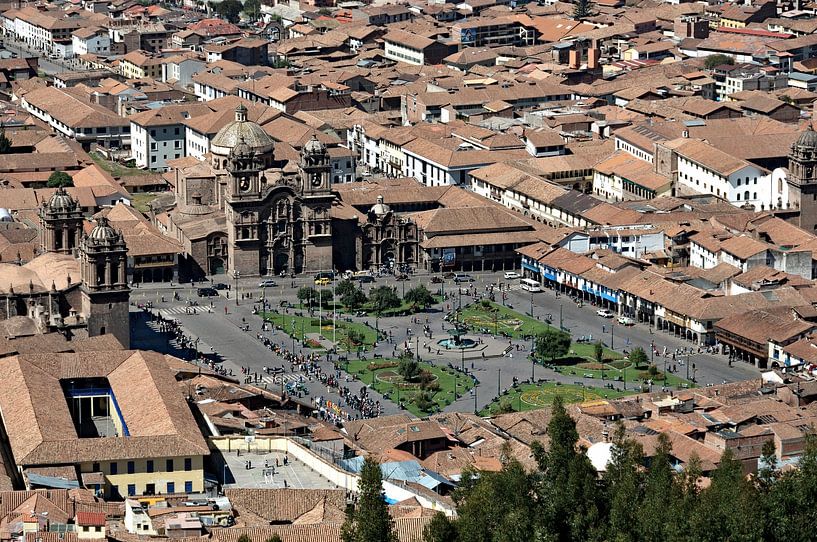 Breathtaking view of Cusco from Saqsaywaman by Frank Photos