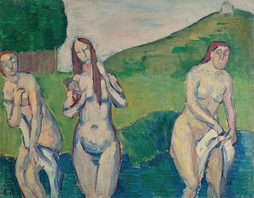 Emile Bernard - Baigneurs sur Peter Balan