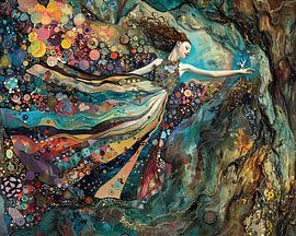 Woman flight by Abstract Painting
