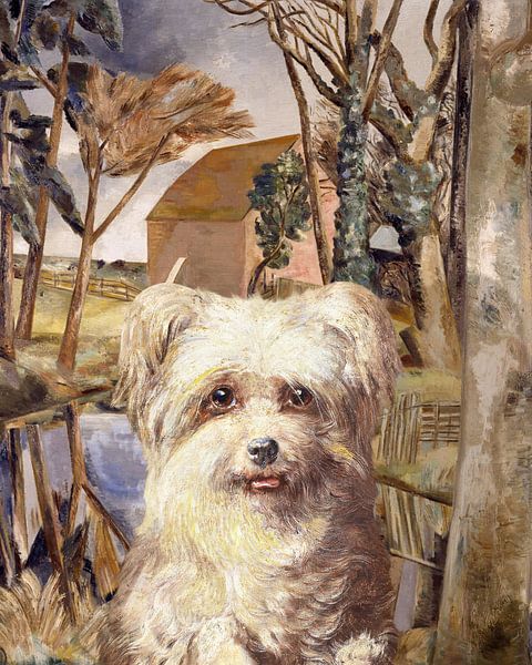 The Dog at Oxenbridge Pond von Marja van den Hurk
