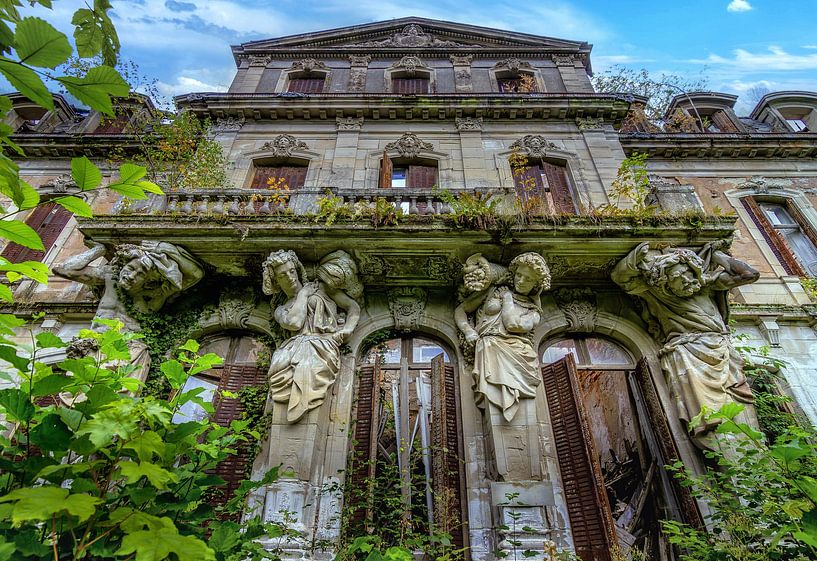 Les ruines du Château de Saulxures-sur-Moselotte par Frans Nijland